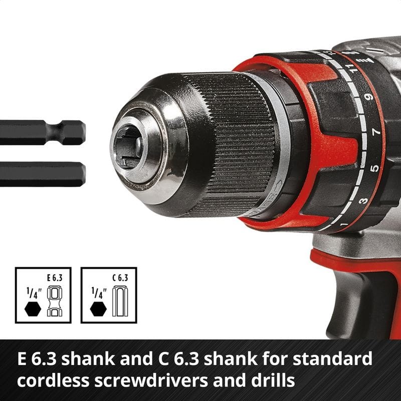 Einhell 40-Piece L-CASE Drill & Bit Set - Image 6