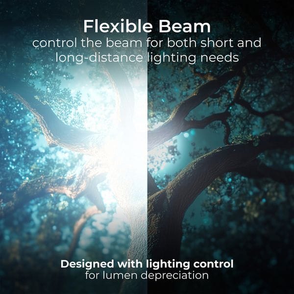 Luceco 400 Lumen Rechargeable LED Torch | Powerful Handheld Flashlight - Image 5