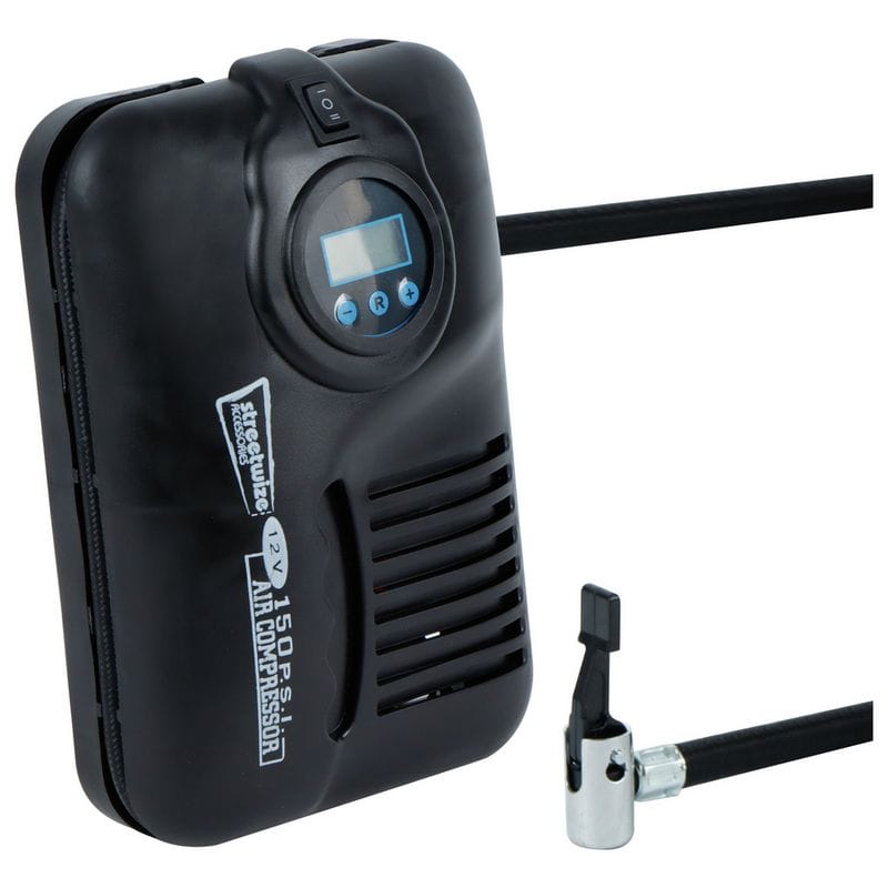 Streetwize 12V Digital Air Compressor | Auto Stop Tire Inflator for Cars - Image 2